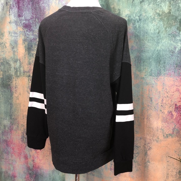 🎇Morse Code Gray - Black Cotton Mix, "89" Sweater - Picture 2 of 8